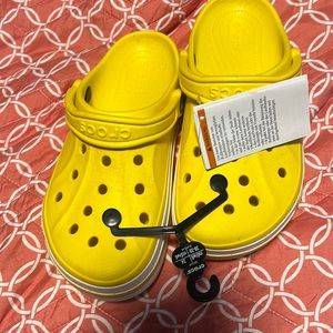 Brand new yellow Crocs
